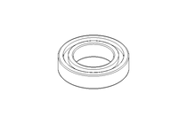 Deep groove ball bearing 61801 2RS 12x21