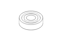 Deep groove ball bearing 609 2RS 9x24x7