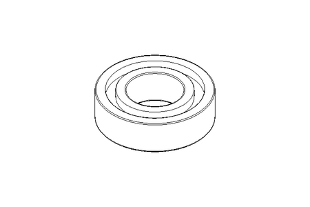 Deep groove ball bearing 6003 2RS 17x35