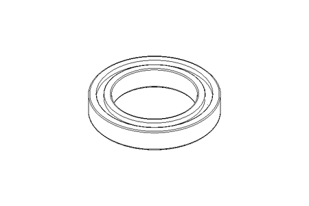 Deep groove ball bearing 6017 NR 85x130