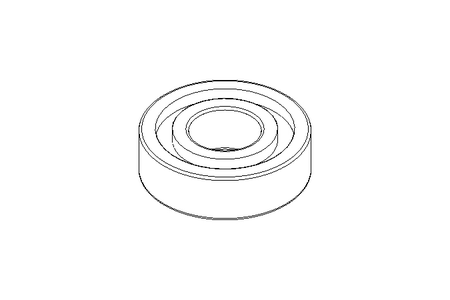 Deep groove ball bearing 6203 2RS 17x40