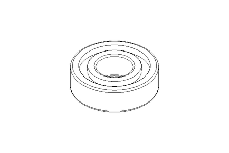 Deep groove ball bearing 6204 20x47x14