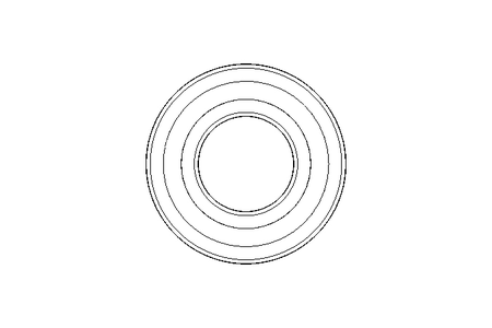 Roulem. rainuré à billes 6205 2RS 25x52