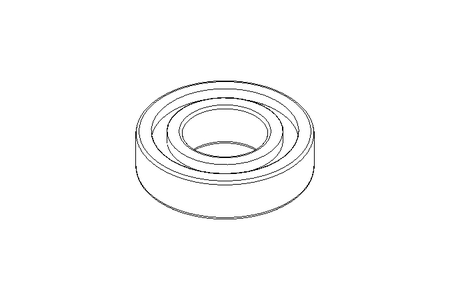 Deep groove ball bearing 6206 RS 30x62