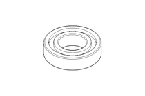 Deep groove ball bearing 6206 2RS 30x62