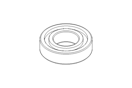 Deep groove ball bearing 6206 2RS 30x62