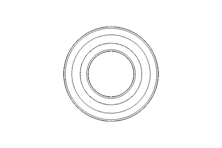 Deep groove ball bearing 6207 Z 35x72x17