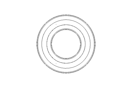 Deep groove ball bearing 6208 NR 40x80