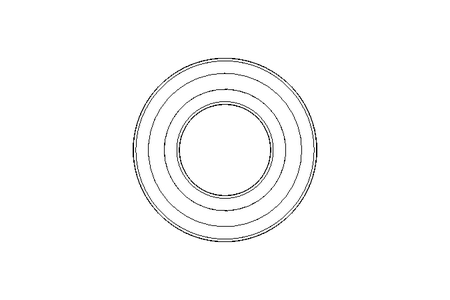 Roulem. rainuré à billes 6208 2RS 40x80