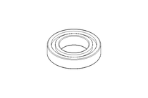 Deep groove ball bearing 6210 2RS 50x90