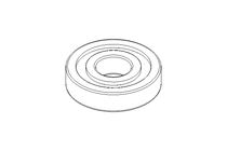 Deep groove ball bearing 6409 45x120x29