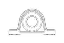 轴承座 PASE N 40x49,2x43,7