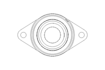 FLANGE BEARING  PCJT 40