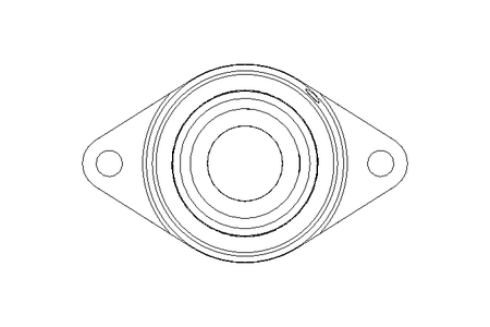 Flange bearing PCJT 40x105x43.7