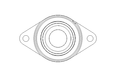 Flange bearing RCJTZ FA125.8 40x105x56.3