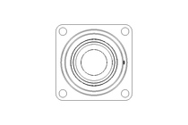 Flange bearing RCJ FA125.8 60/77.8x175