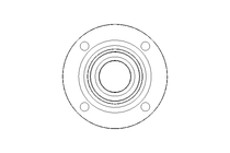 Rodamiento con brida RFE 50x165x62,7