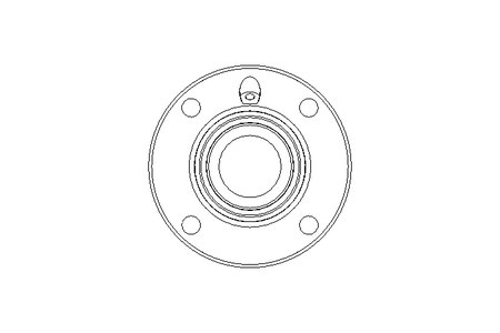 Flange bearing RME FA125.8 60x195x77.8