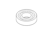 Deep groove ball bearing 61900 10x22x6