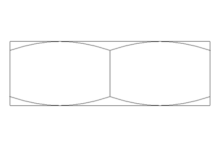 Hexagon nut M48x3 St-Zn DIN439