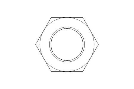 Hexagon nut M48x3 St-Zn DIN439