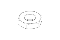 Hexagon nut M10x1,25 A2 DIN439