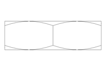 Hexagon nut M10x1.25 A2 DIN439