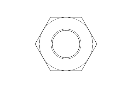 Écrou hexagonal M10x1,25 A2 DIN439