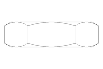 Hexagon nut M8 A2 DIN439