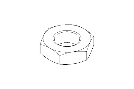 Hexagon nut M8x1 St-Zn DIN439