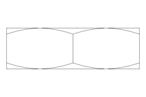 Hexagon nut M8x1 St-Zn DIN439