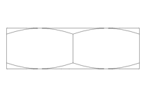 Hexagon nut M8x1 St-Zn DIN439