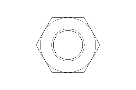 Hexagon nut M8x1 St-Zn DIN439