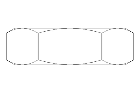 Porca sextavada M12 St-Zn DIN439