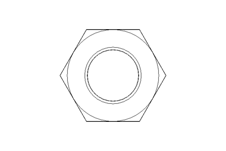 Tuerca hexagonal M12 St-Zn DIN439