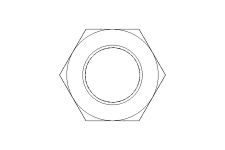 Hexagon nut M16x1.5 St-Zn DIN439