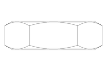 Tuerca hexagonal M22 A2 DIN439