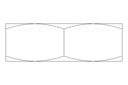 Hexagon nut M22 A2 DIN439