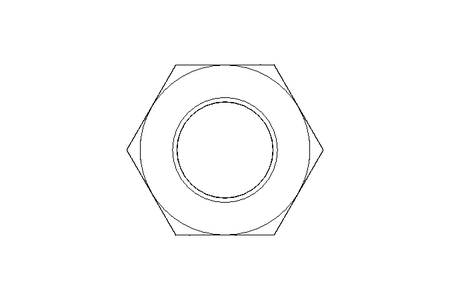 Tuerca hexagonal M22 A2 DIN439