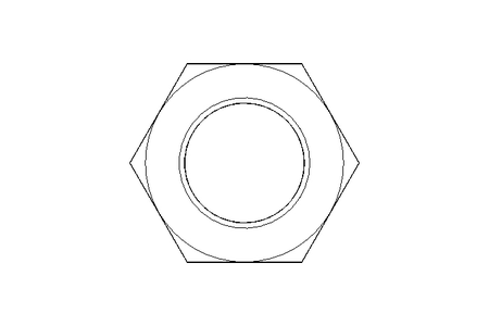 Écrou hexagonal M24x2 St-Zn DIN439