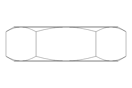 Hexagon nut M30x1,5 St-Zn DIN439