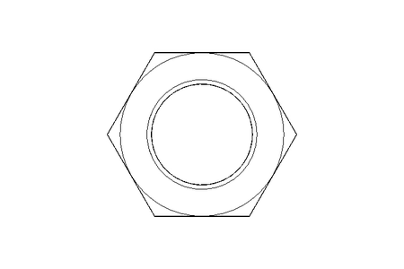 Écrou hexagonal M30x1,5 St-Zn DIN439