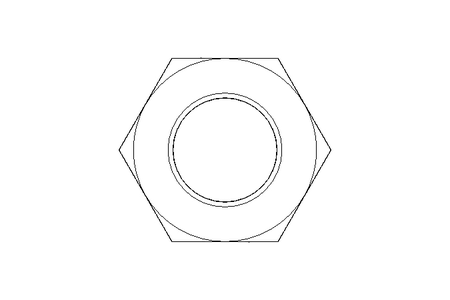 Hexagon nut M30 St-Zn DIN439