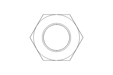 Hexagon nut M30 St-Zn DIN439