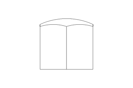 Hexagon cap nut M8 A2 DIN917