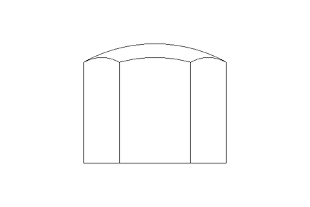 Hexagon cap nut M8 A2 DIN917