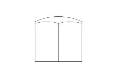 Hexagon cap nut M8 A2 DIN917