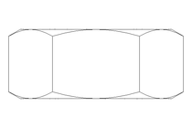 Hexagon nut M4 A4 DIN934