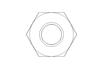 Tuerca hexagonal M4 A4 DIN934