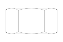 Dado esagonale M36 St-Zn DIN934